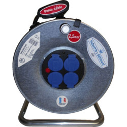 ENROULEUR DE CABLE TAMBOUR GALVA 25M     61880-25