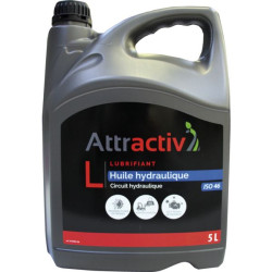HUILE HYDRAULIQUE ATTRACTIV HYDRO46 BIDON 5L   400006-5