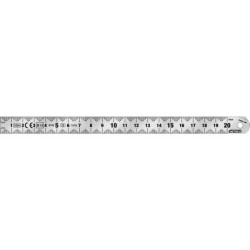REGLE FLEX CHROM,PICK UP 150X15MM     301324-150