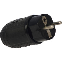 FICHE CAOUTCHOUC FEMELLE 2+T 16A     61219