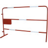 BARRIERE DE CHANTIER 1M*1.50M ROUGE/BC     39011