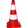 BALISE DE CHANTIER 50CM 1,1KG 2 BANDES  13083