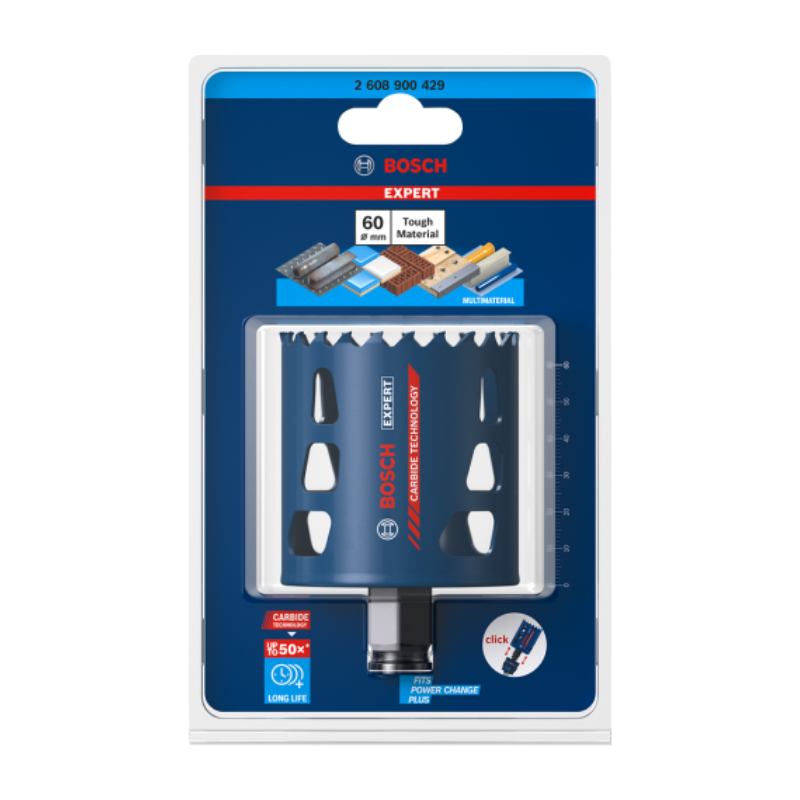 SCIE TREPAN CARBURE HEAVY DUTY 60MM 2608900429