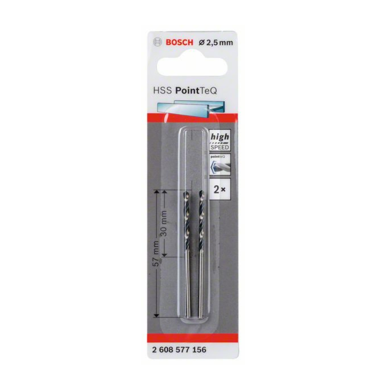 FORET HSS-R 2.5X30X57MM 2608 577156   2608596786