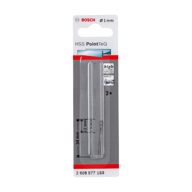 FORET HSS-R 1.0X12X34MM 2608 596783    2608 577153   3165140906623