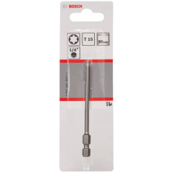EMBOUT EXTRA DUR TORX T15 89MM (1)       2607 001650