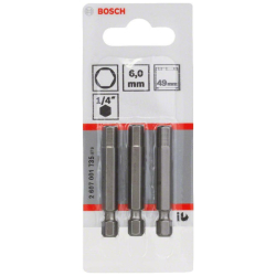 EMBOUT EXTRA DUR HEXAG6  49MM (3)       2607 001735