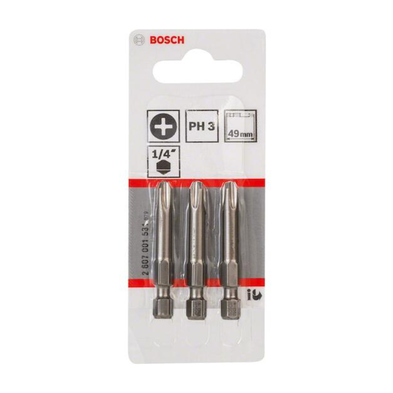 EMBOUT EXTRA DUR PH3X49MM JEU DE 3