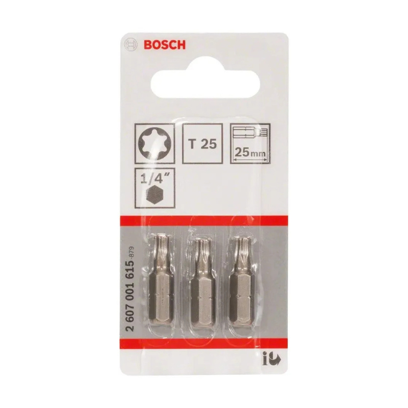 EMBOUT EXTRA DUR T25X25MM JEU DE 3