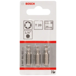 EMBOUT EXTRA DUR T20X25MM JEU DE 3
