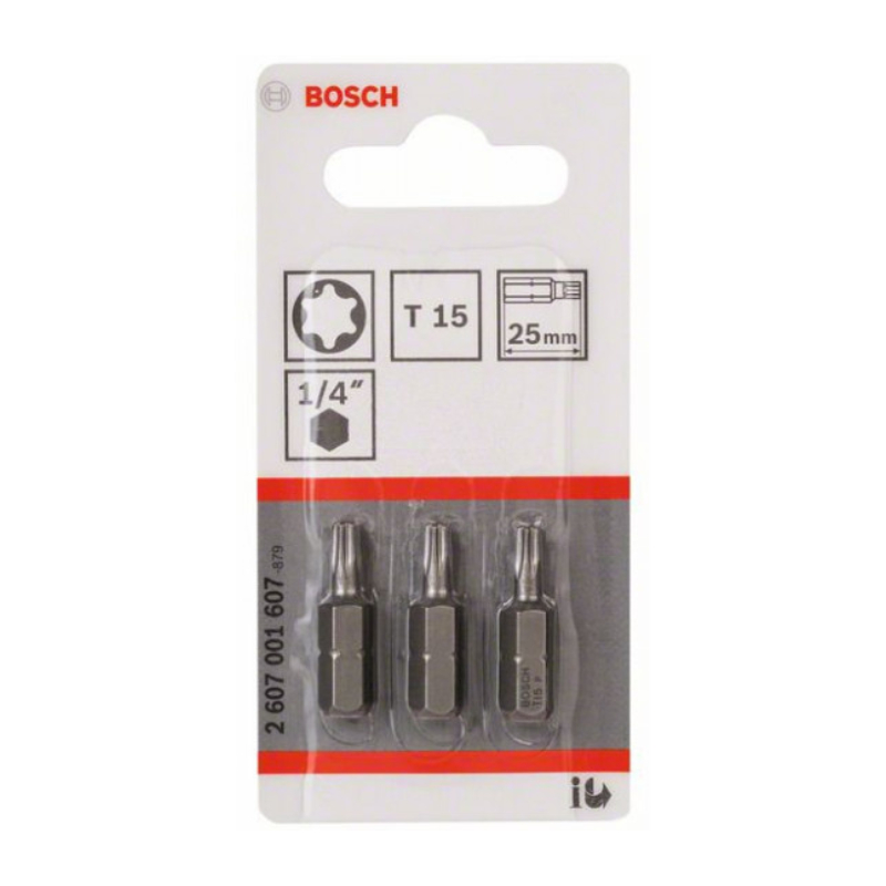 EMBOUT EXTRA DUR T15X25MM JEU DE 3