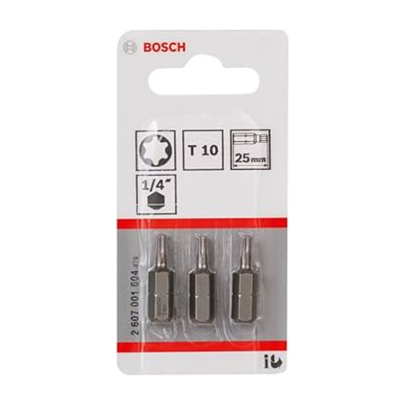 EMBOUT EXTRA DUR T10X25MM JEU DE 3 2607001604