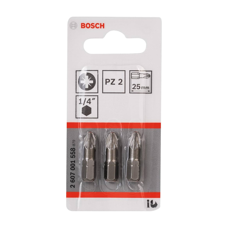 EMBOUT EXTRA DUR PZ2X25MM JEU DE 3