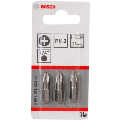 EMBOUT EXTRA DUR PH2X25MM JEU DE 3