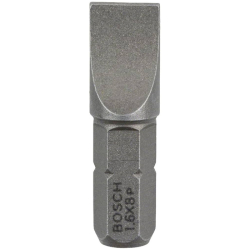 EMBOUT EXTRA DUR S1,6X8,0X25MM JEU DE 3