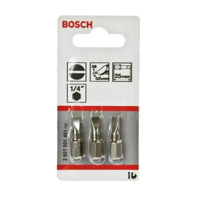 EMBOUT EXTRA DUR S0,8X5,5X25MM JEU DE 3