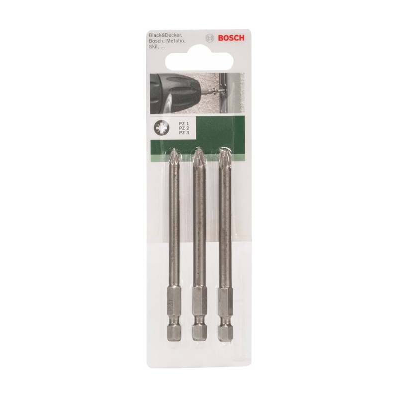 EMBOUTS DE VISSAGE LONGS PZ1/2/3 89MM (X3)        2609255969
