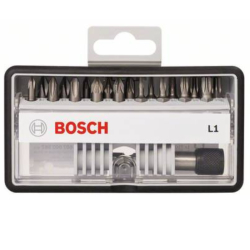 SET 18 EMBOUTS EXTRA DUR PH-PZ-TORX 25MM