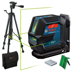 NIVEAU LASER VERT GLL2-15G + TREPIED 2 LIGNES 15M  4X1,5V