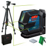 NIVEAU LASER VERT GLL2-15G + TREPIED 2 LIGNES 15M  4X1,5V