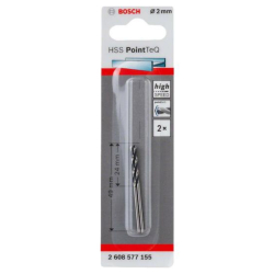 FORET HSS-R 2.0X24X49MM   2608 577155