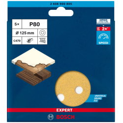 ABRASIF D.125 PEX125AE GRAIN  80  2608605642   2608 605069
