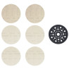 KIT 6 ABRASIFS D125 + COUSSIN INTERMEDIAIRE