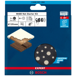 KIT 6 ABRASIFS D125 + COUSSIN INTERMEDIAIRE