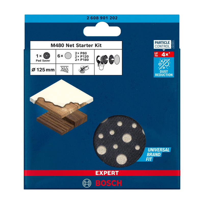 KIT 6 ABRASIFS D125 + COUSSIN INTERMEDIAIRE