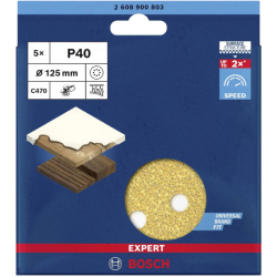 ABRASIF D.125 PEX125AE GRAIN  40  2608605640   2608 605067