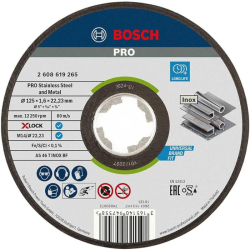 DISQUE TRONC. X-LOCK INOX 125X1.6 2608619265