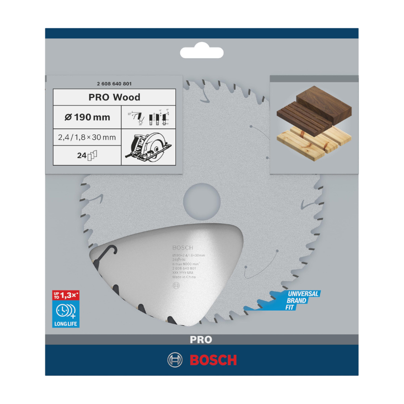 LAME SCIE CIRCULAIRE 210X30 18D   2608 640802