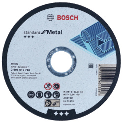 DISQUE TRONC. METAL EXTRA PLAT 125X1,0  2608619768