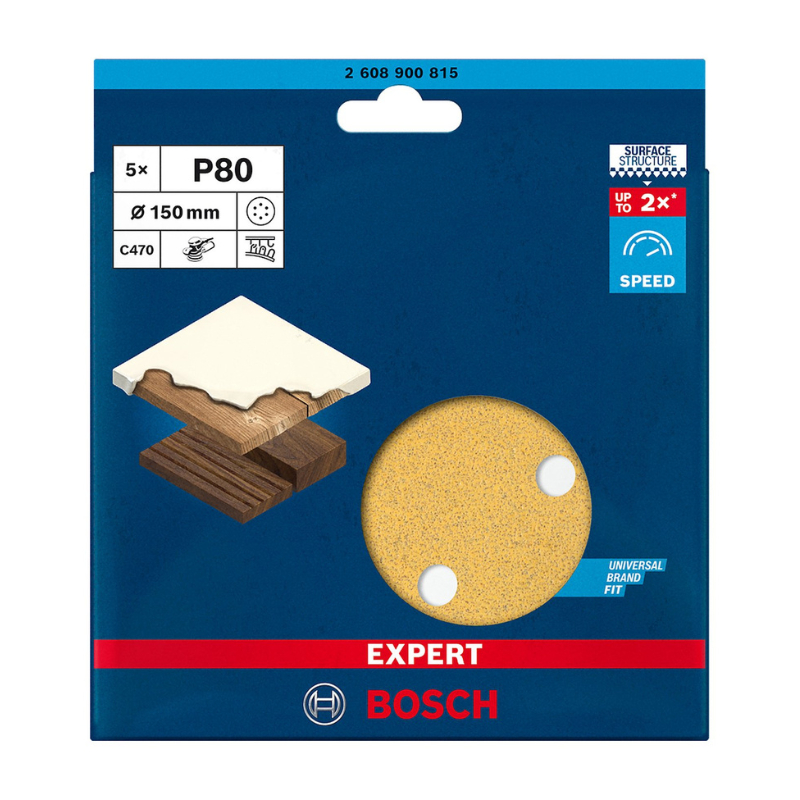 ABRASIF GEX150ACE GRAIN  80  (5)  2608 605087