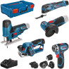 KIT 5 OUTILS 12V GSR/GOP/GHO/GWS/GST