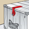 PORTE CADENAS A REC. A/ PITON, EMBOUT J529244