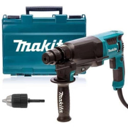 MARTEAU PERFO + MANDRIN  MAKITA HR2630X7 303220 2.4J 800W