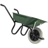 BROUETTE VERTE 90L ROUE INCREVABLE      24245