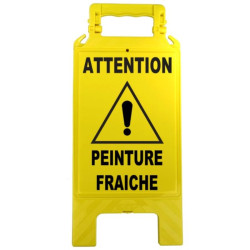 CHEVALET D AVERT PEINT FRAICHE 10971