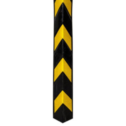 PROTECTION D ANGLE DROIT CAOUTCH FILM JAUNE 800X90X90   307433