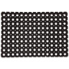 TAPIS CAILLEBOTIS NOIR 80X120 CM     14318-80*120