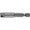 EF.6R           PORTE DOUILLE 1/4 LONG 50MM