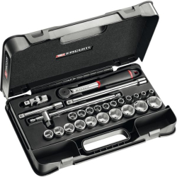 S.161-4P6PB COFFRET DOUILLES 1/2' 6 PANS    304374