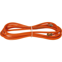 TUYAU CAOUTCHOUC L 10M D 6.3MM RACCORD SERTIS 3/8E G. FEM    ESS32157-10
