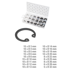 COFFRET CIRCLIPS DE TYPE INTERIEUR 180 PI D. 3 A 32 MM 970.0090