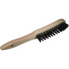 BROSSE METAL A MCHE FIL ROND ACIER   4  RANGS    31923-4