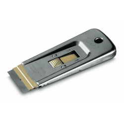 GRATTE VITRE METAL +LAMES  LAME40MM     28500