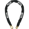 CHAINE CARREE CEMENTEE 10MM NOIRE 57649-10*110