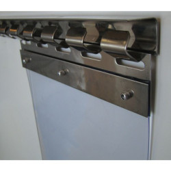 PROFILE INOX P/LANIERE PVC 1M SYST.24CR SU1000     14273