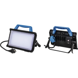 PROJECTEUR LED 24W + 1 PRISE 16A/250V CABLE 3M 600049-24 4000K IP54 846344